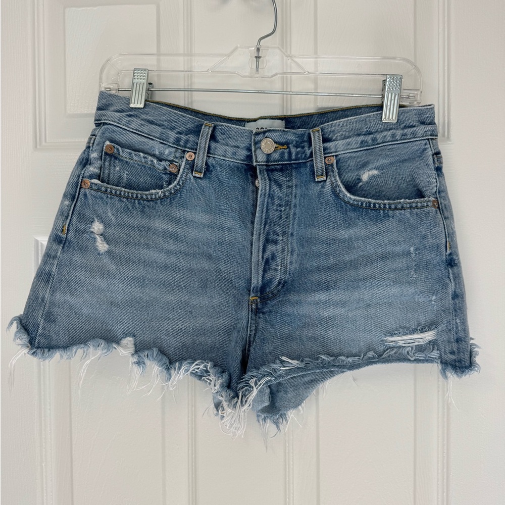 Agolde Parker Vintage Cut off Jean Shorts